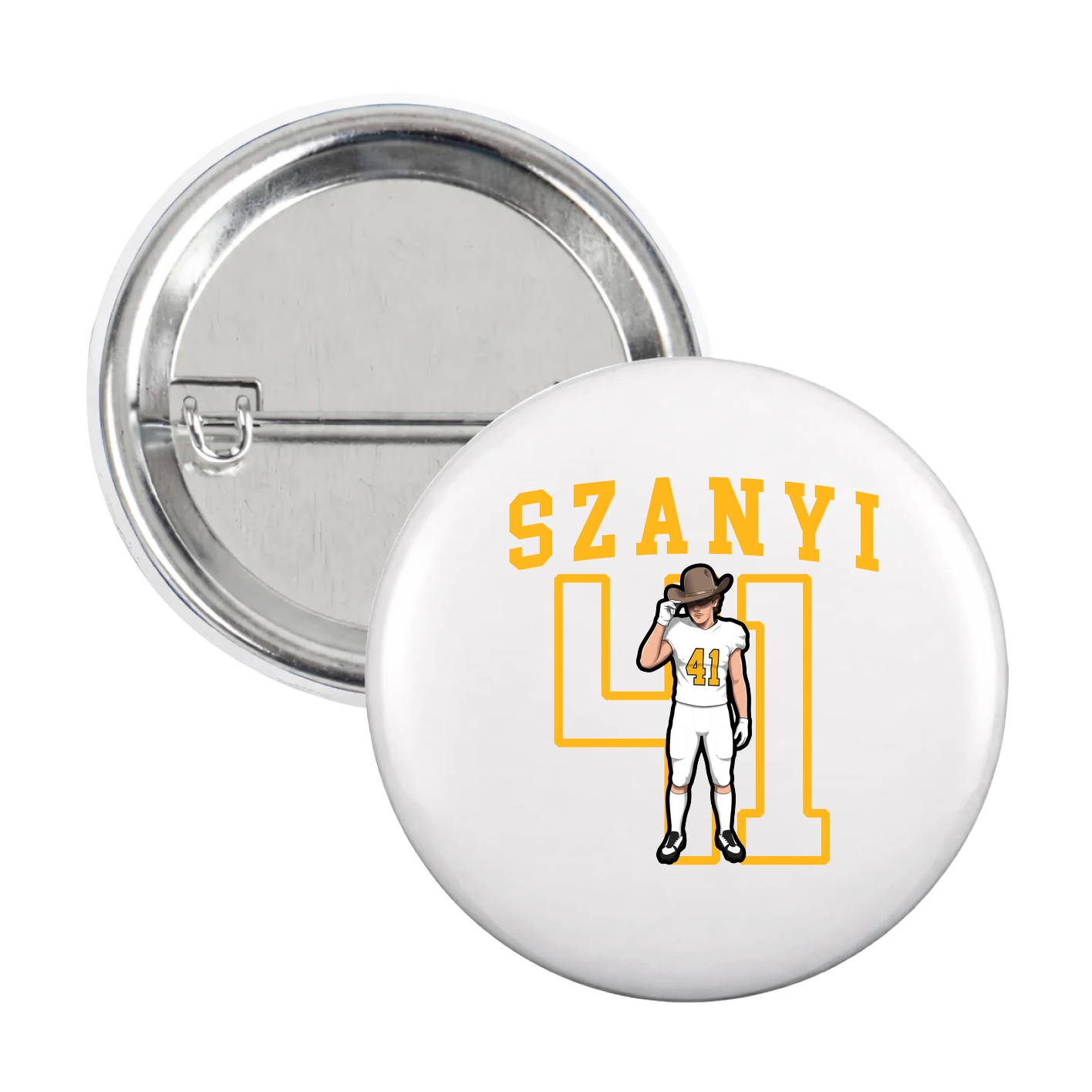 Game Day Button — Shirsey in White