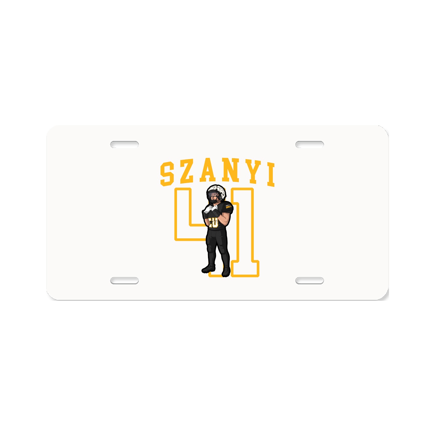 License Plate — Shirsey in Classic