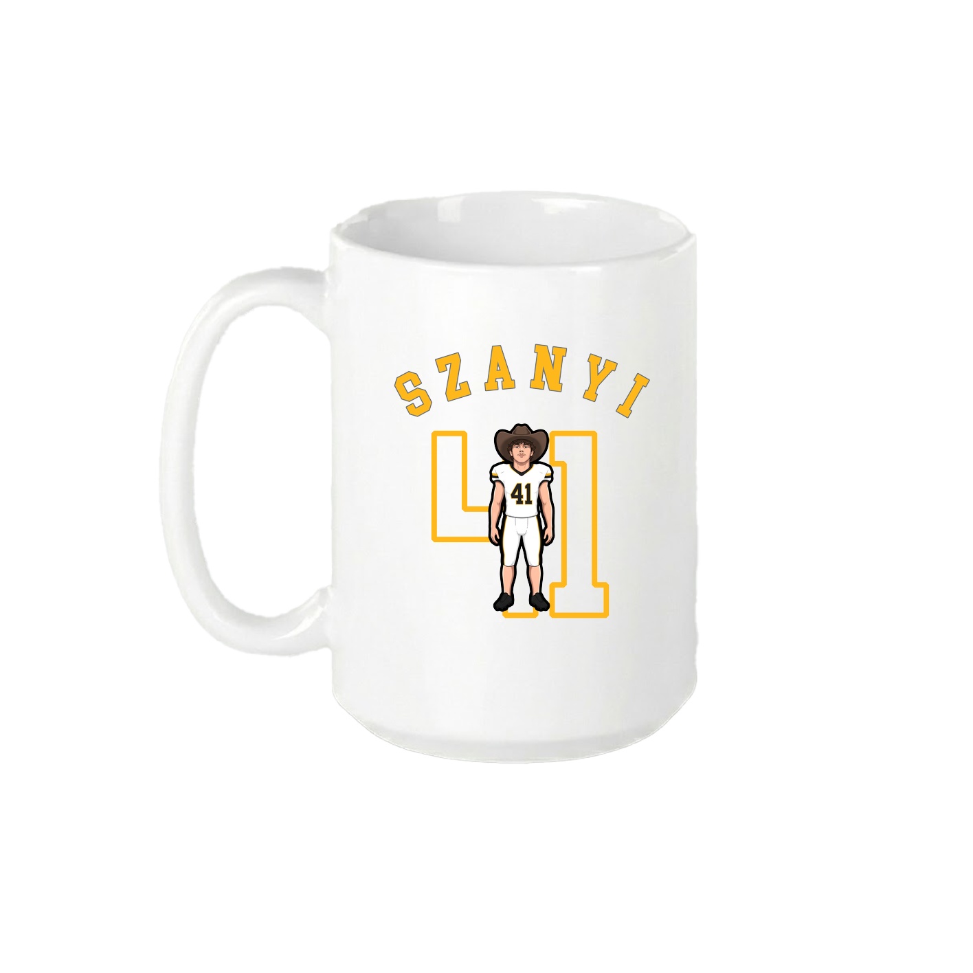 15oz Coffee Mug — Shirsey Arch in White