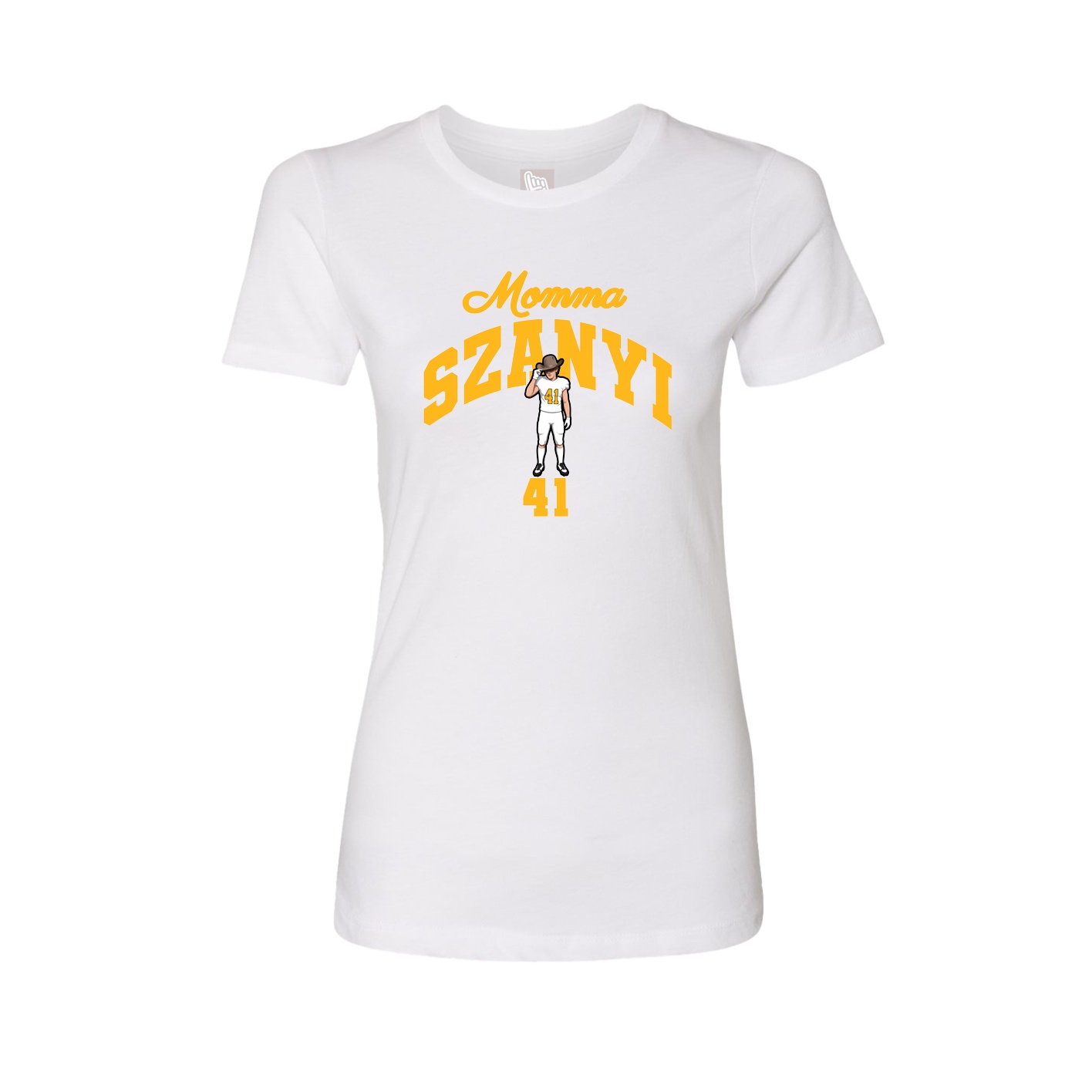 Womens Tee — Mothers Day Arch in White