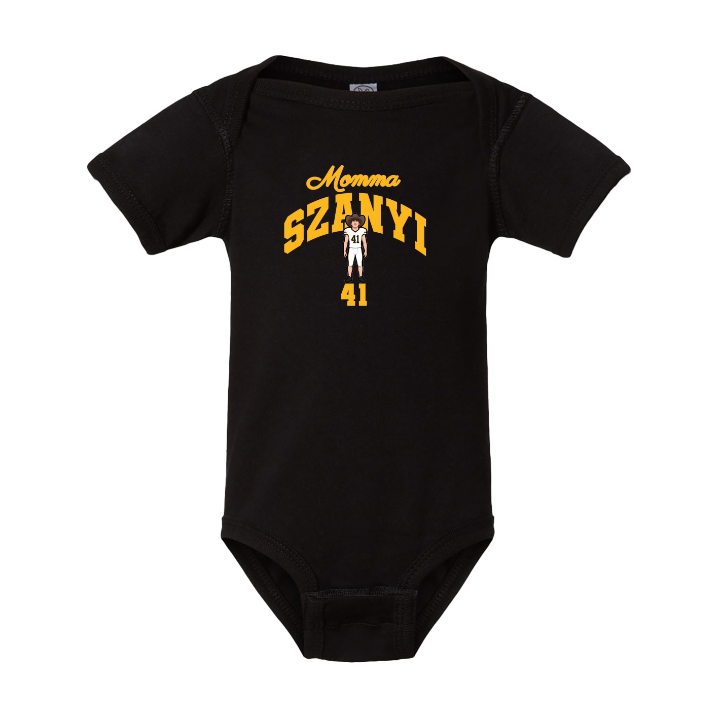 Baby Onesie — Mothers Day Arch in Black