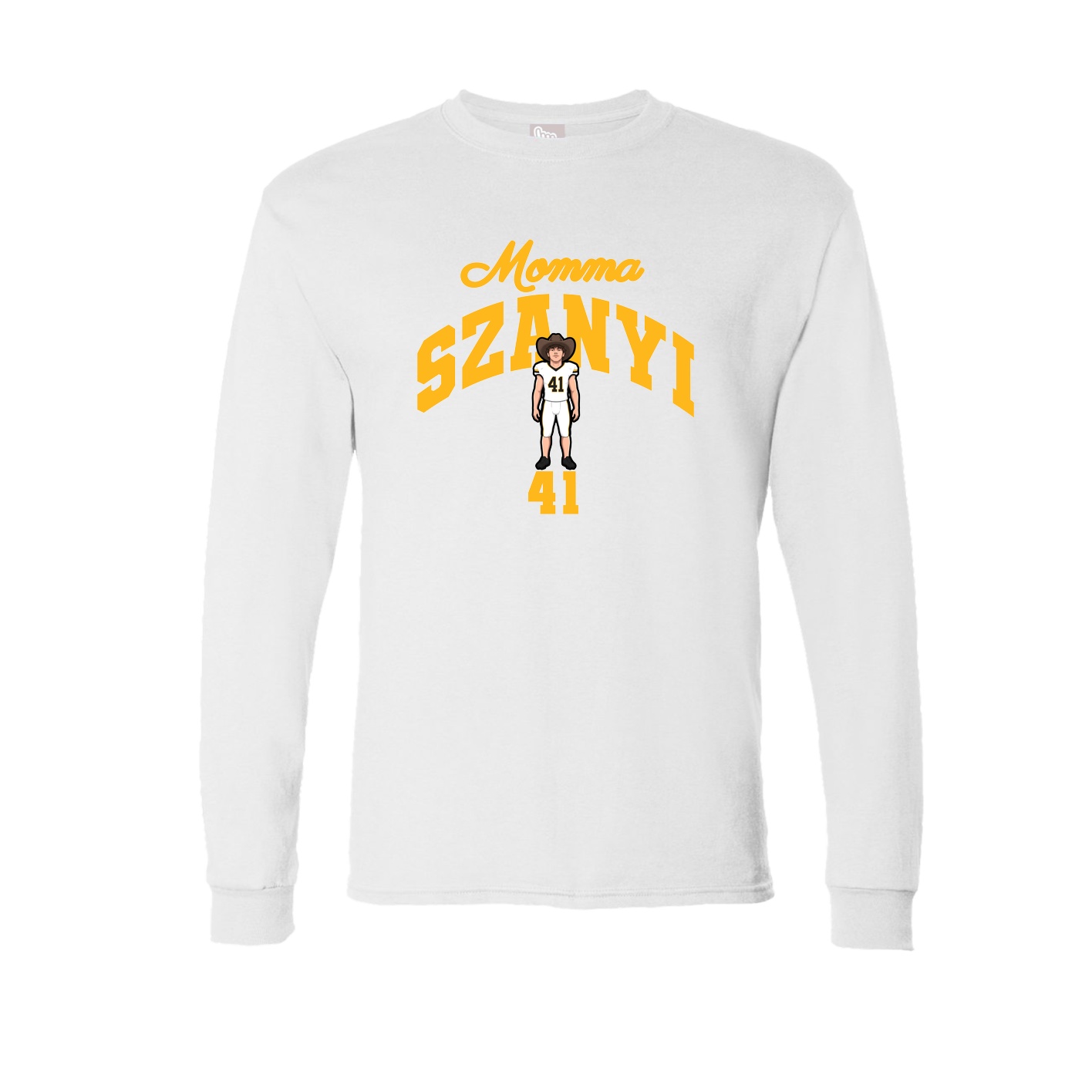 Long Sleeve Tee — Mothers Day Arch in White