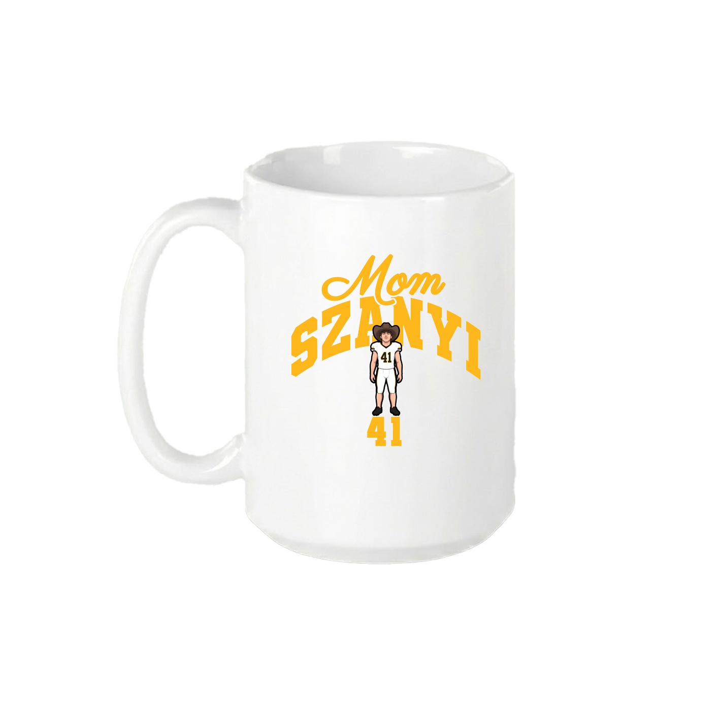 15oz Coffee Mug — Mothers Day Arch in White
