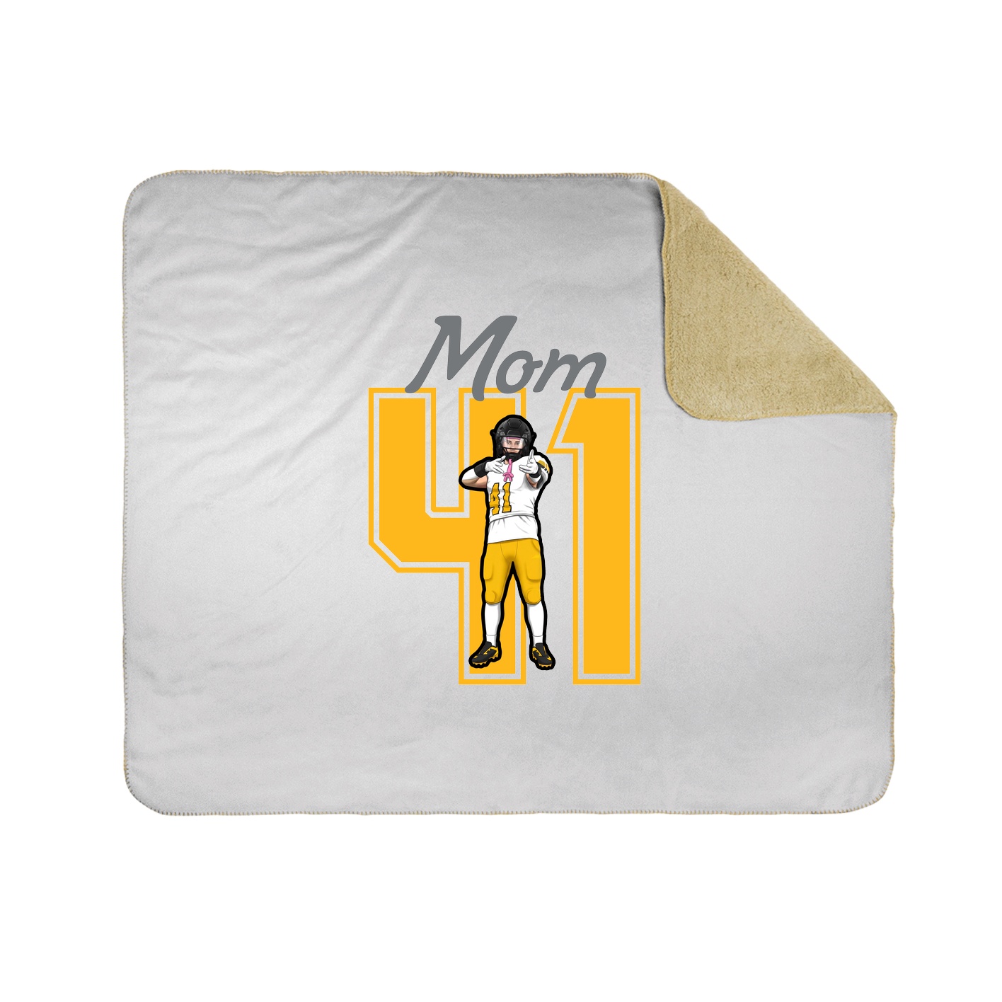 Throw Blanket — Mothers Day Shirsey in White