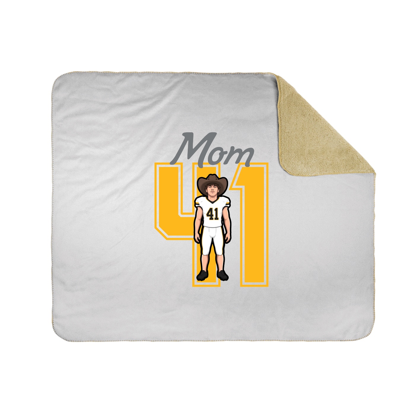Throw Blanket — Mothers Day Shirsey in White