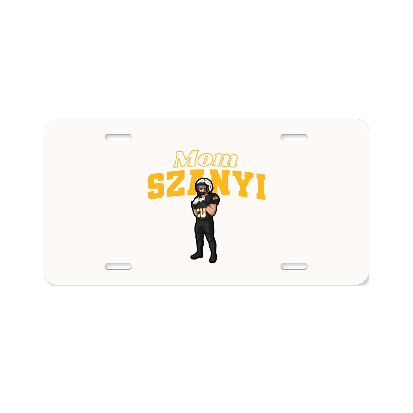 License Plate — Mothers Day Block in Classic