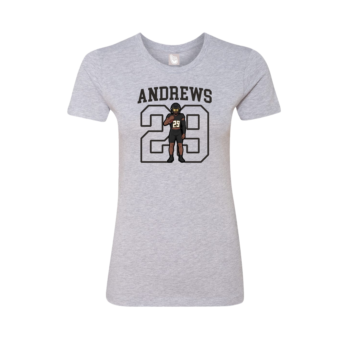 Fitted Women's Tee — Shirsey in Grey