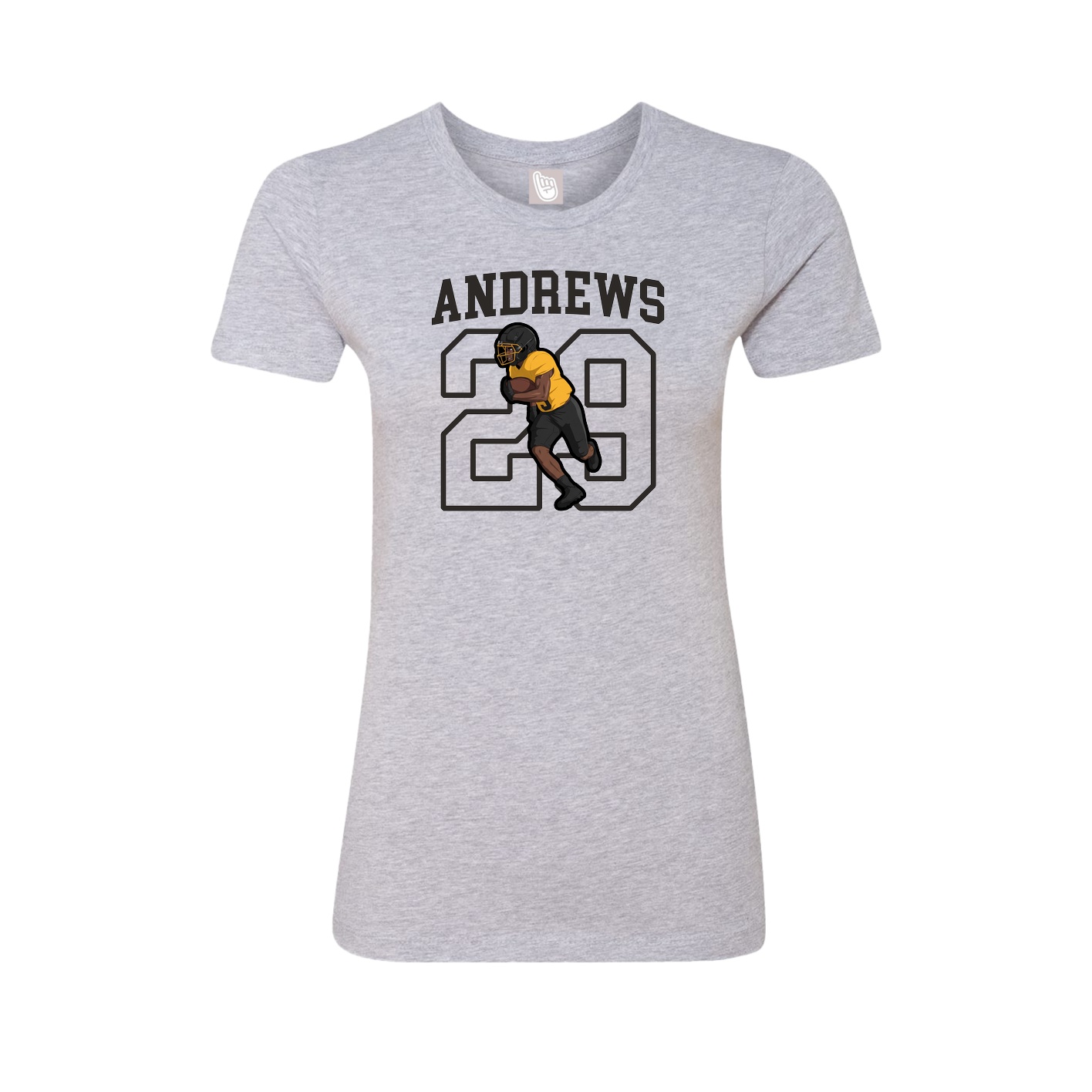 Fitted Women's Tee — Shirsey in Grey