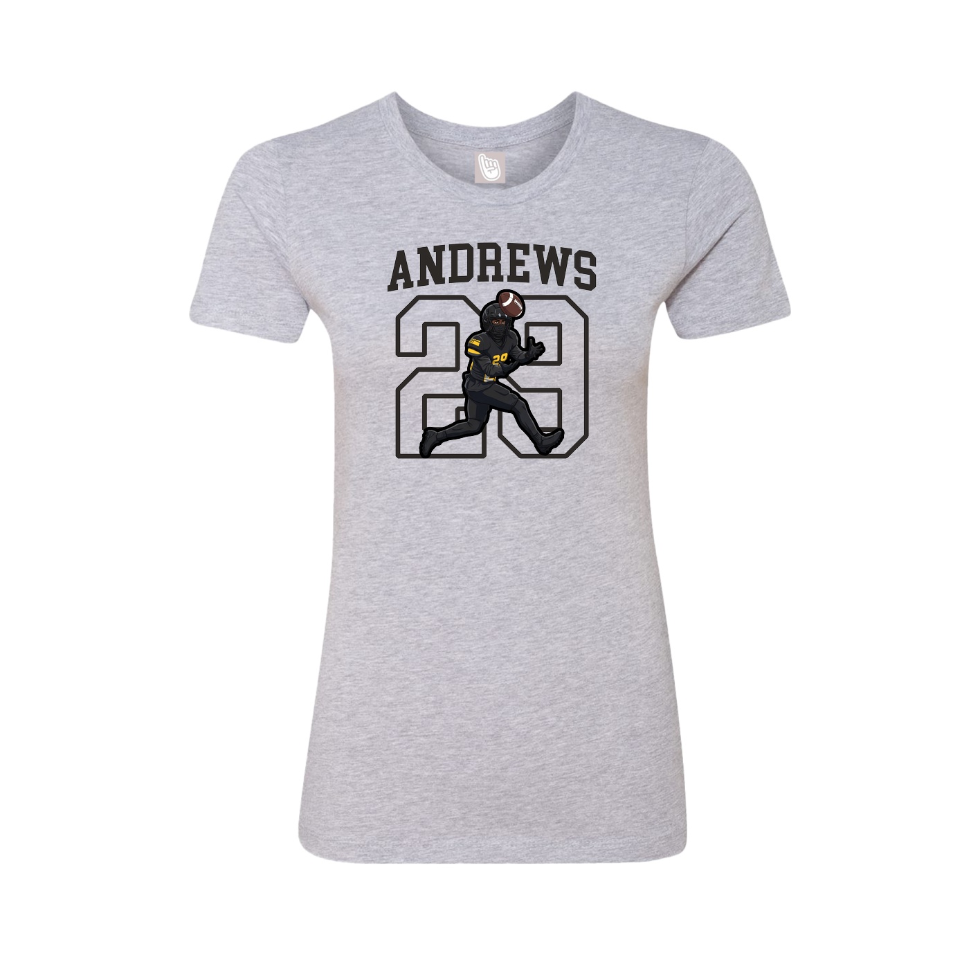 Fitted Women's Tee — Shirsey in Grey