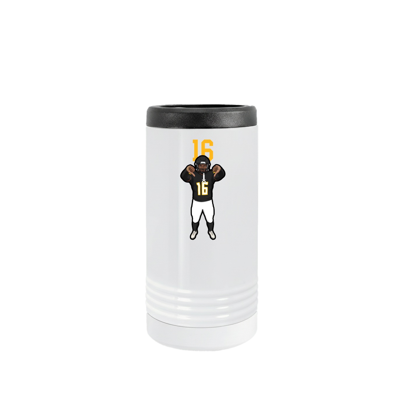 Slim Beverage Holder — Number Top in White