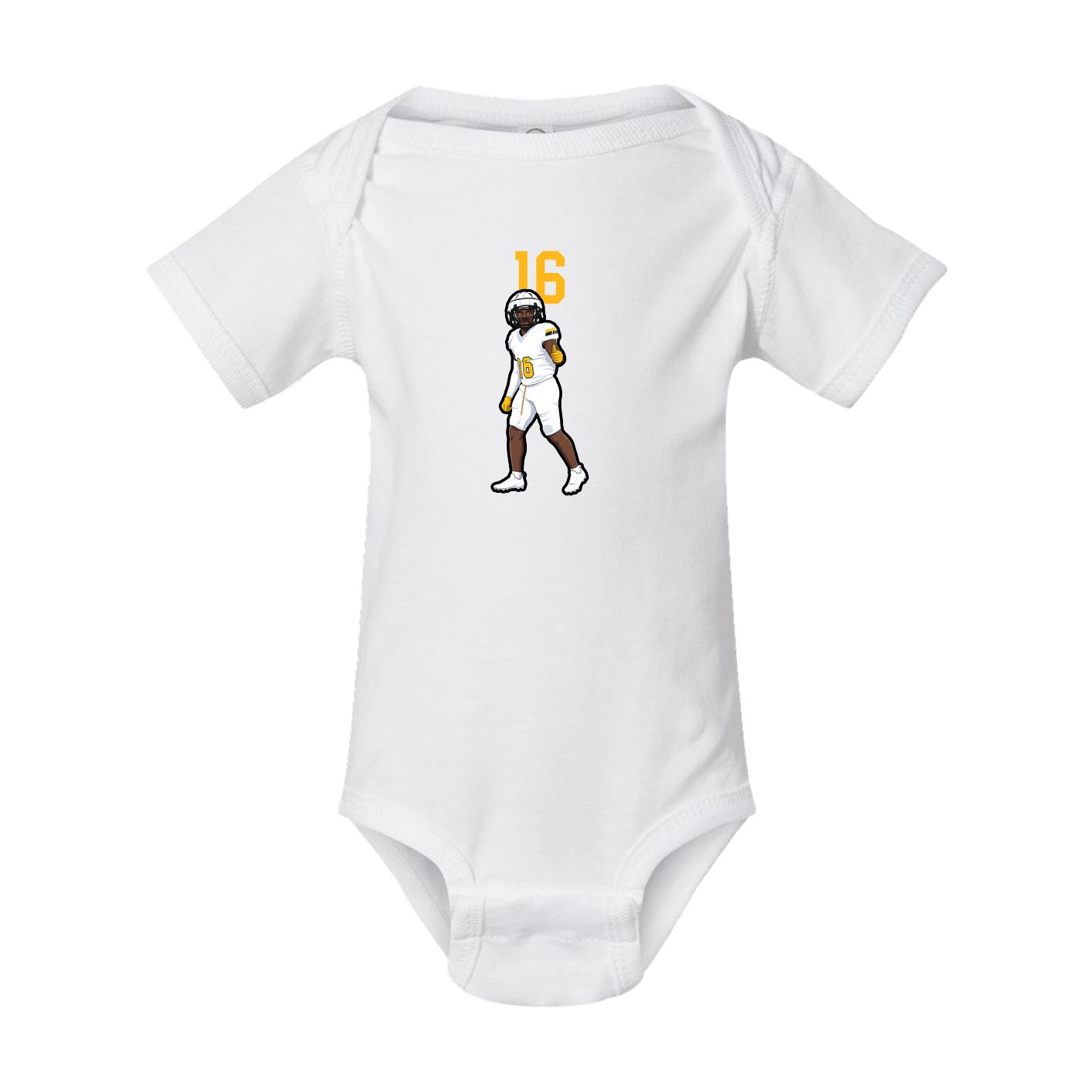 Baby Onesie — Number Top in White