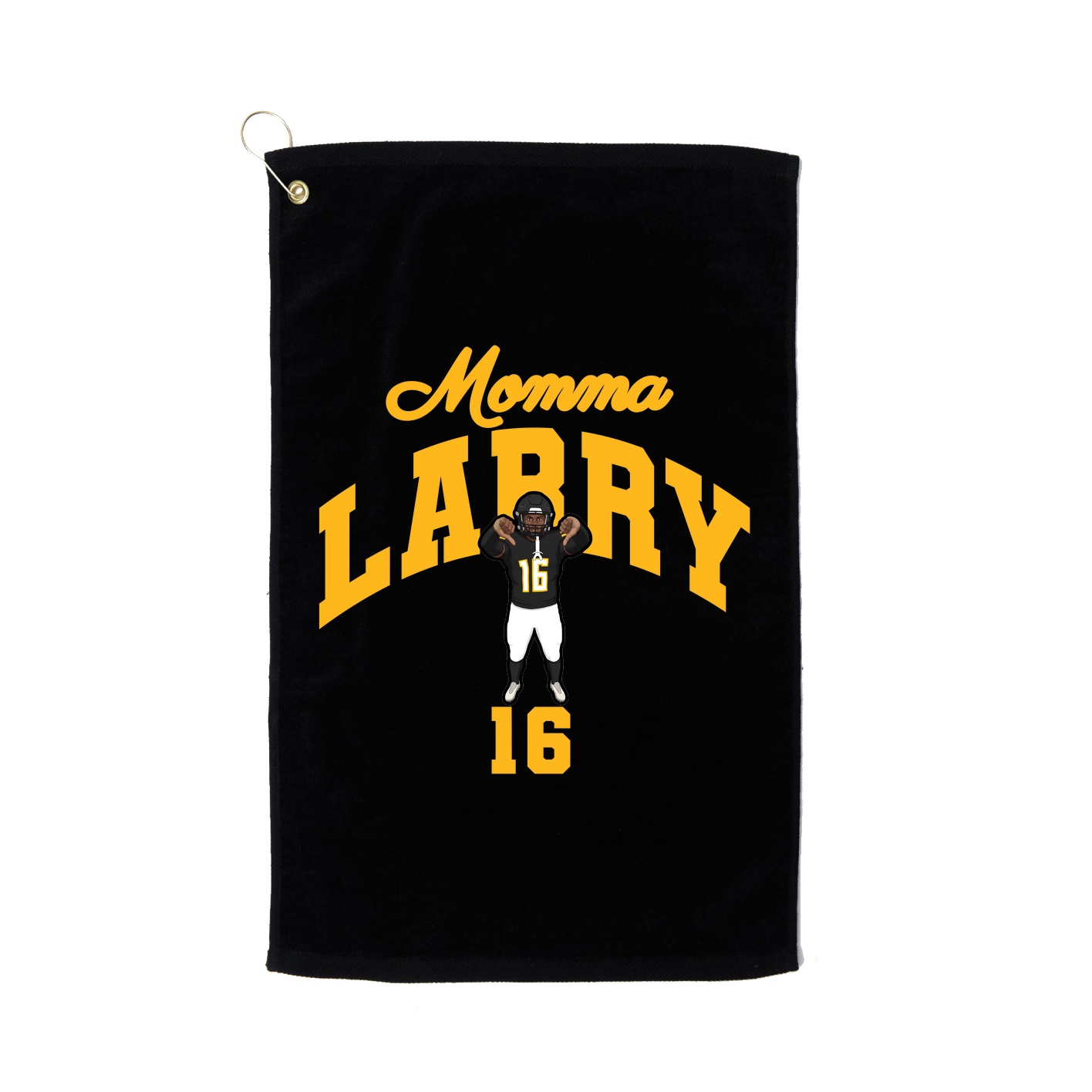 Golf Towel — Mothers Day Arch in Black