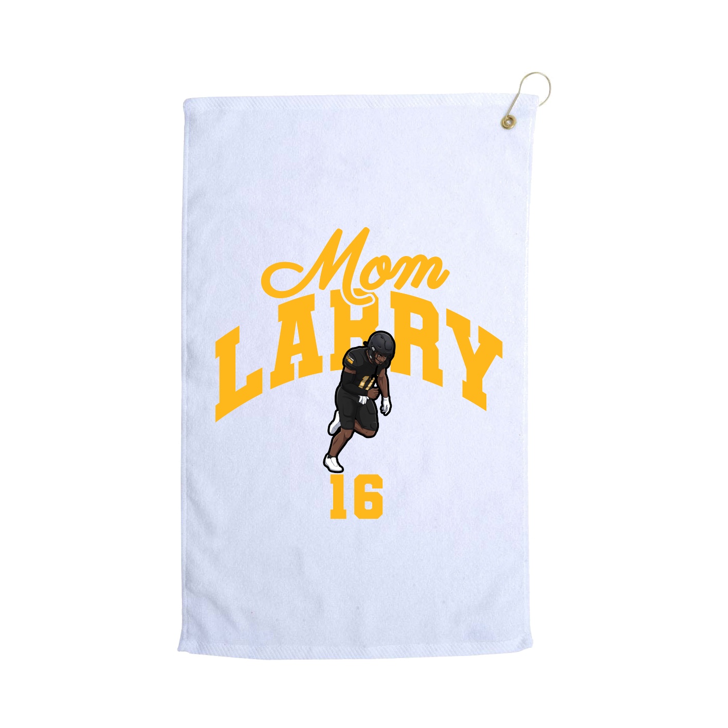Golf Towel — Mothers Day Arch in White