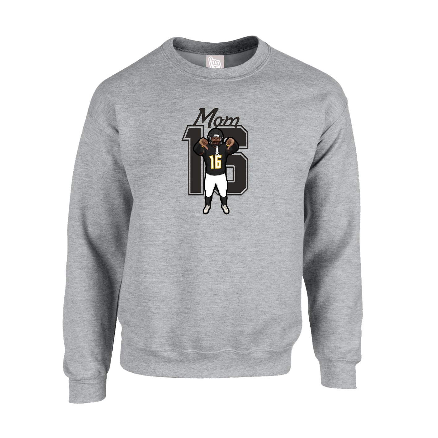 Fleece Crew — Mothers Day Shirsey in Grey