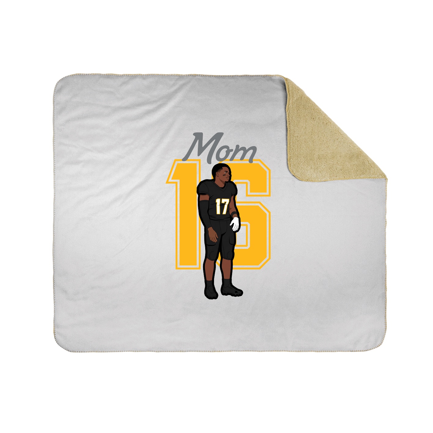 Throw Blanket — Mothers Day Shirsey in White