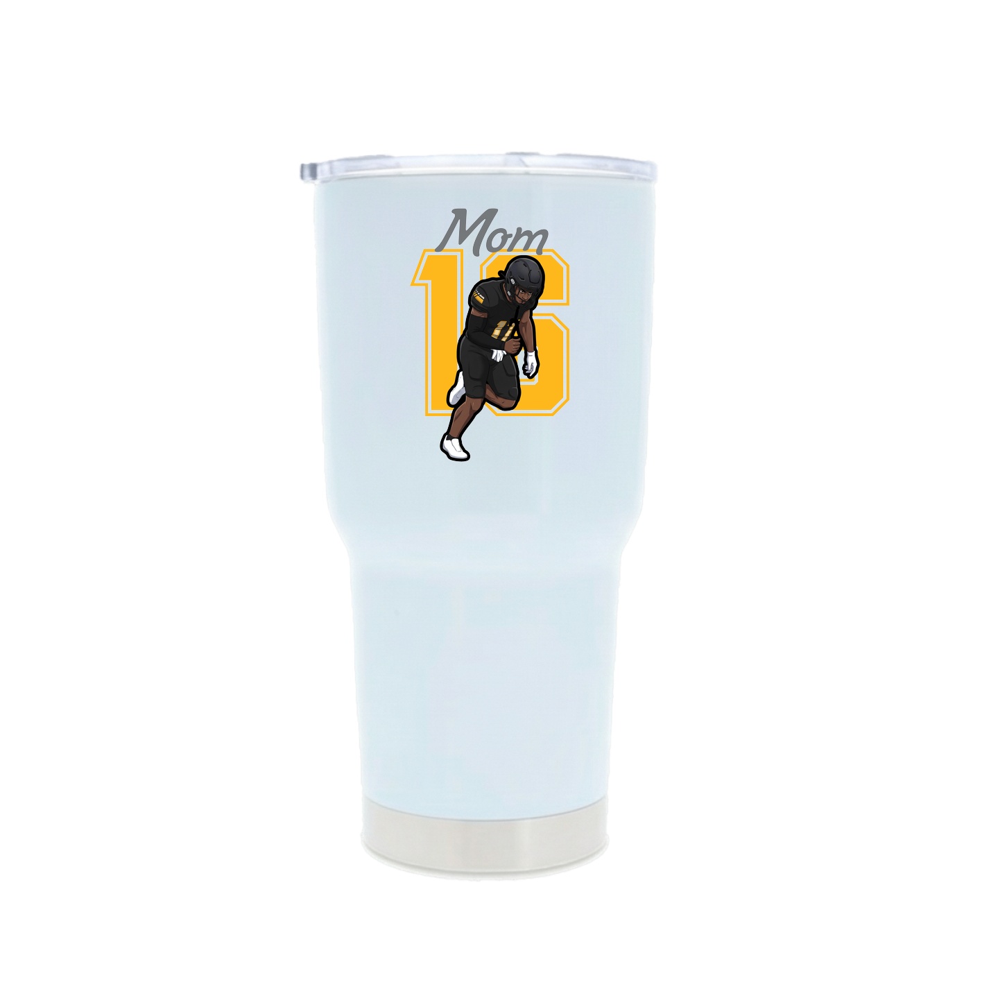 30oz Stainless Steel Tumbler — Mothers Day Shirsey in White