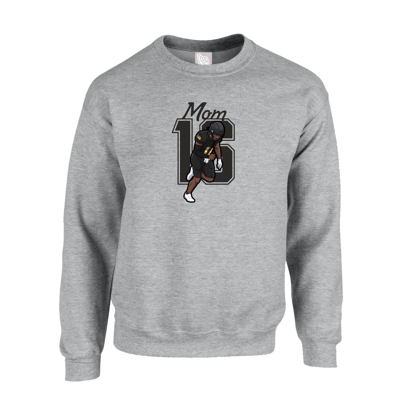 Fleece Crew — Mothers Day Shirsey in Grey