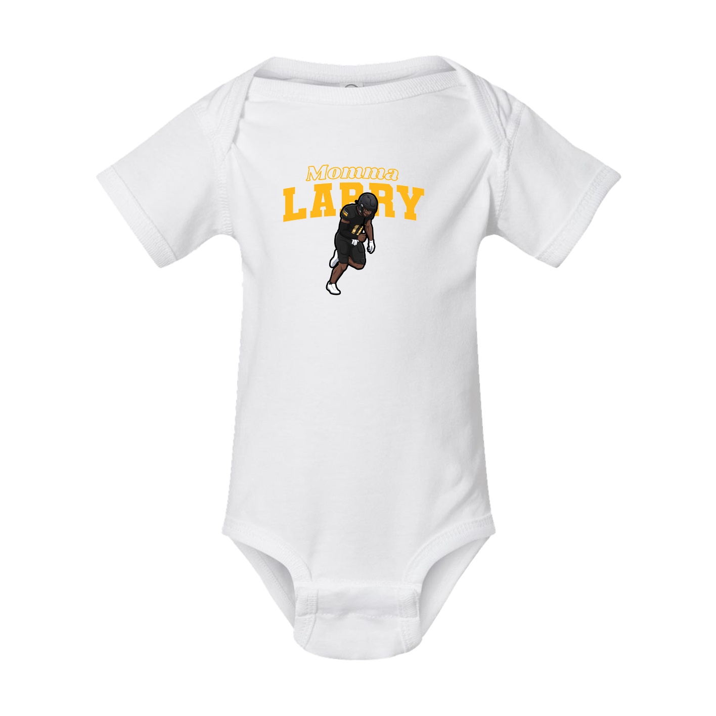 Baby Onesie — Mothers Day Block in White