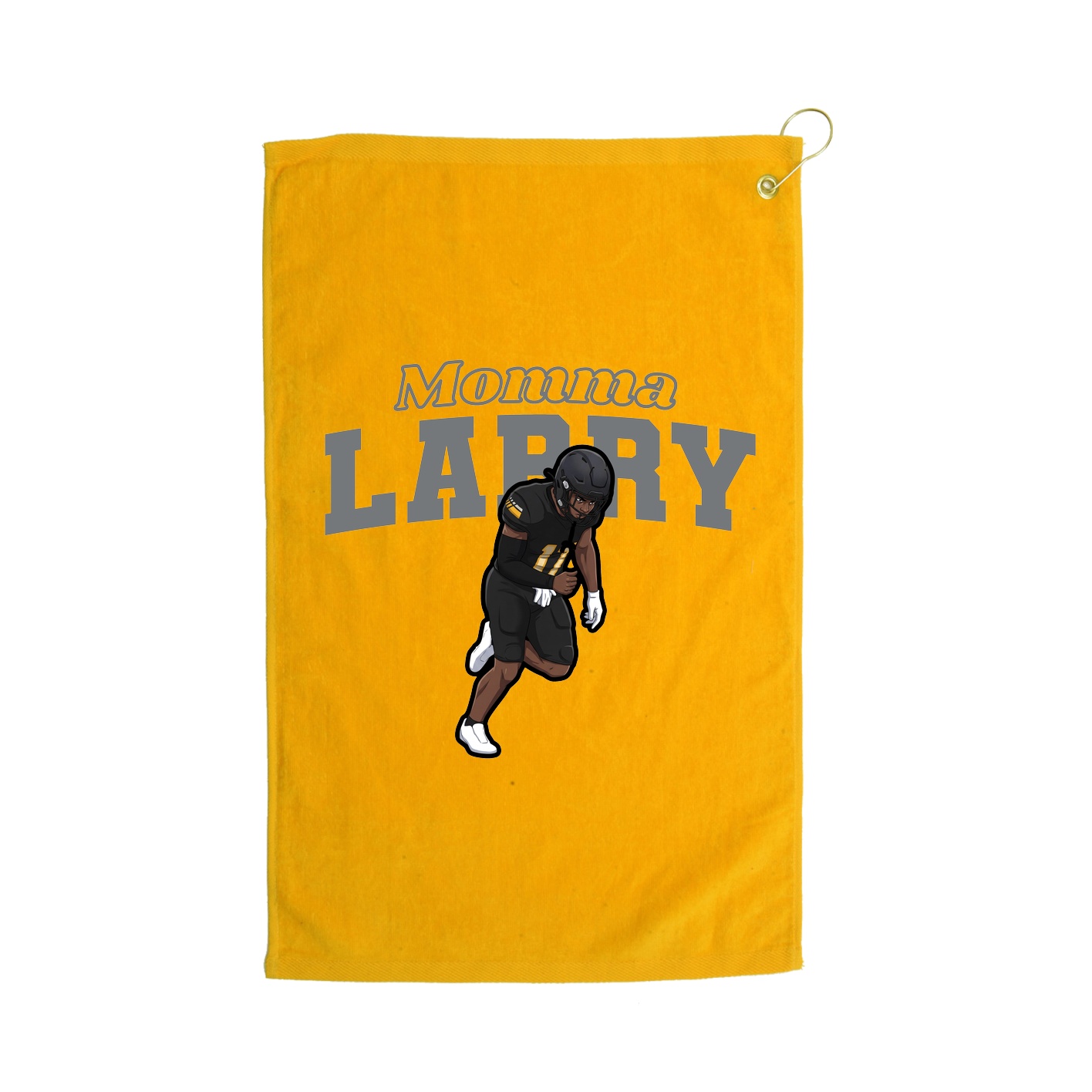 Golf Towel — Mothers Day Block in Gold