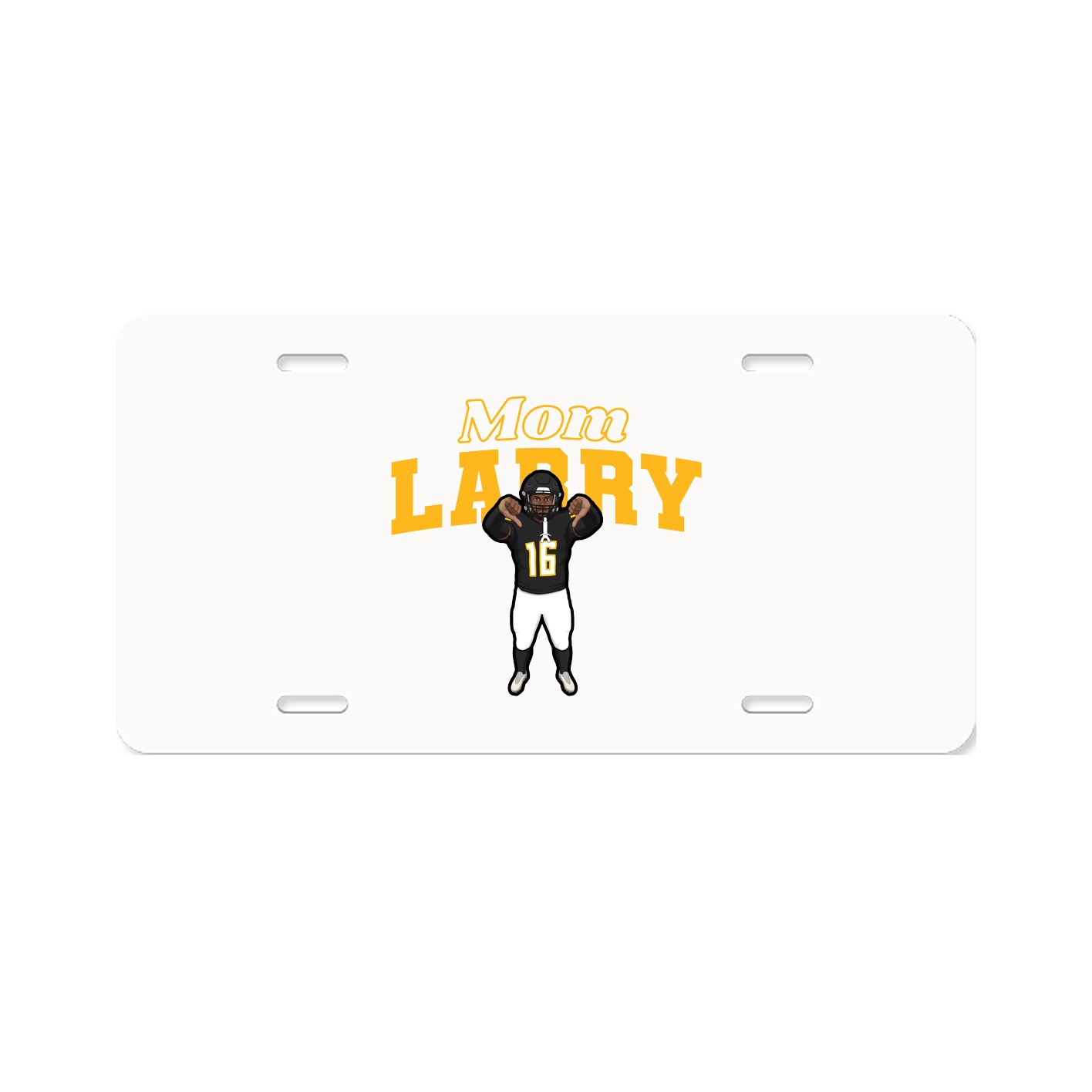 License Plate — Mothers Day Block in Classic