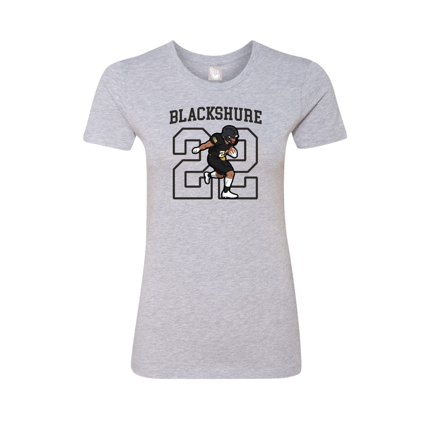 Fitted Women's Tee — Shirsey in Grey