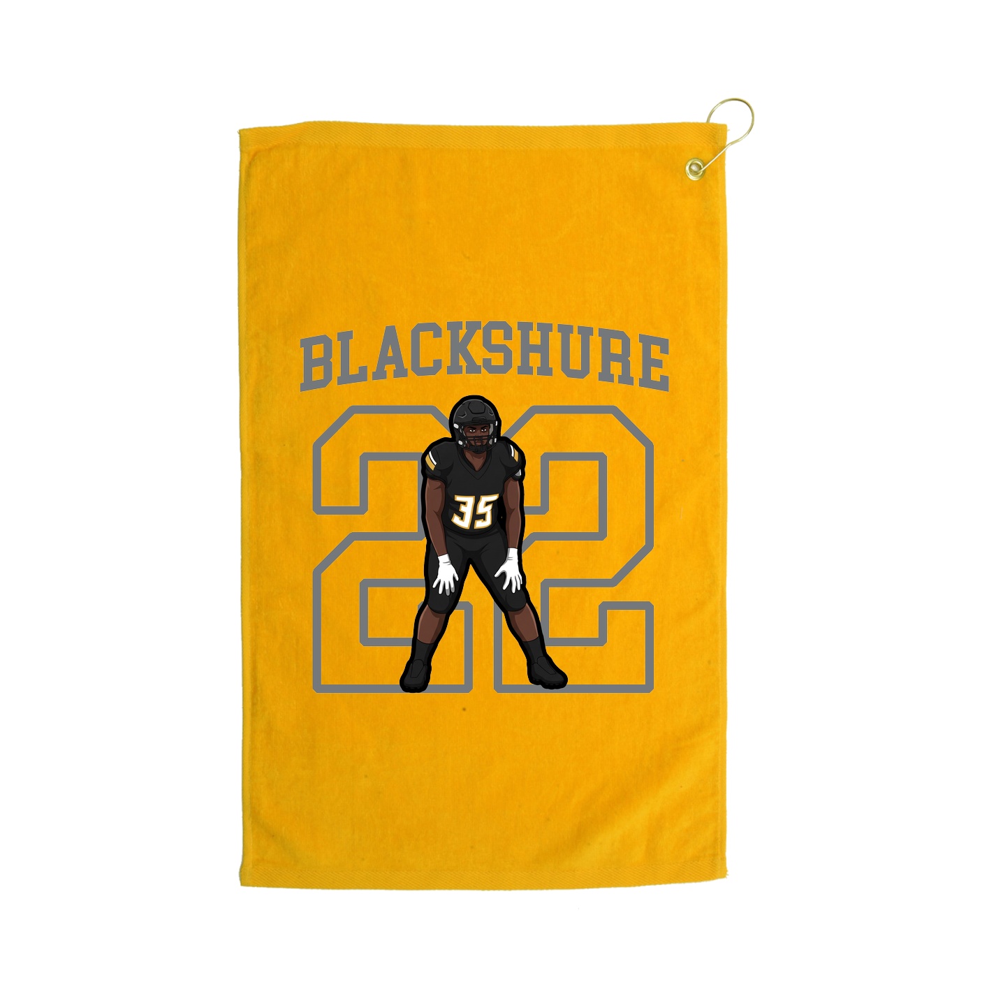 Golf Towel — Shirsey in Gold