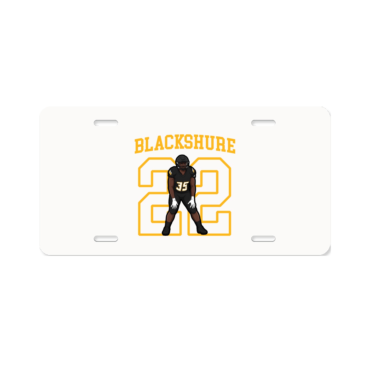 License Plate — Shirsey in Classic