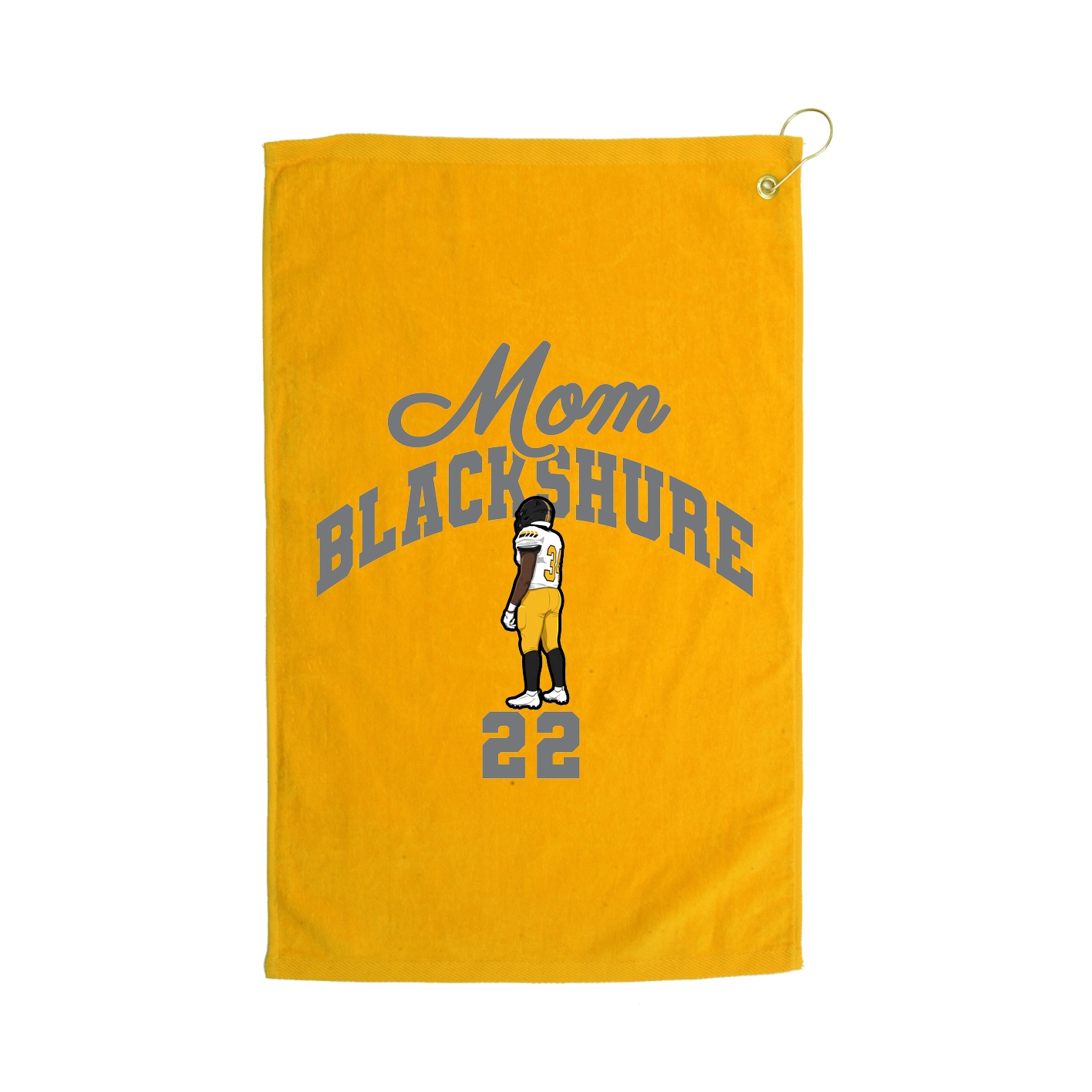 Golf Towel — Mothers Day Arch in Gold