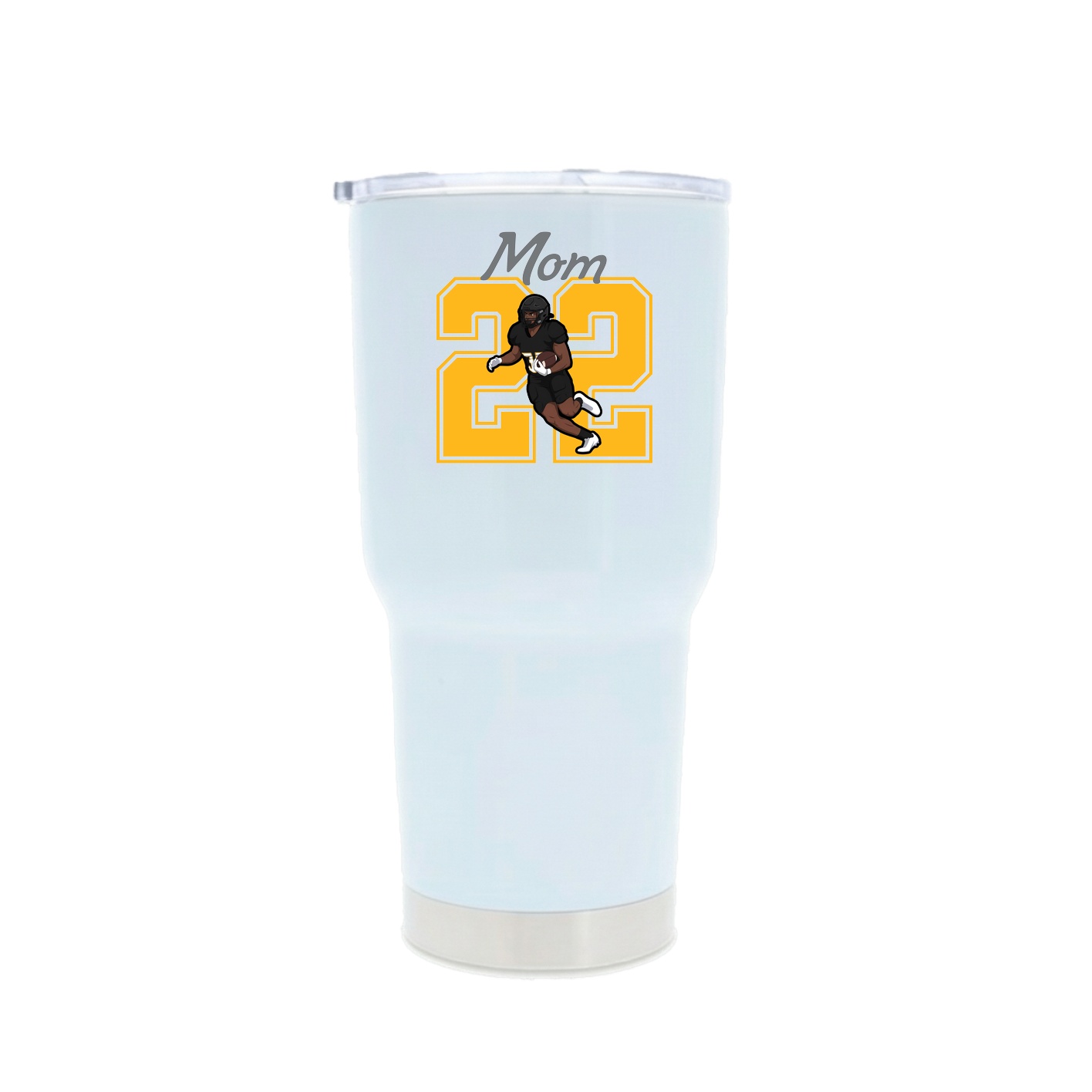 30oz Stainless Steel Tumbler — Mothers Day Shirsey in White