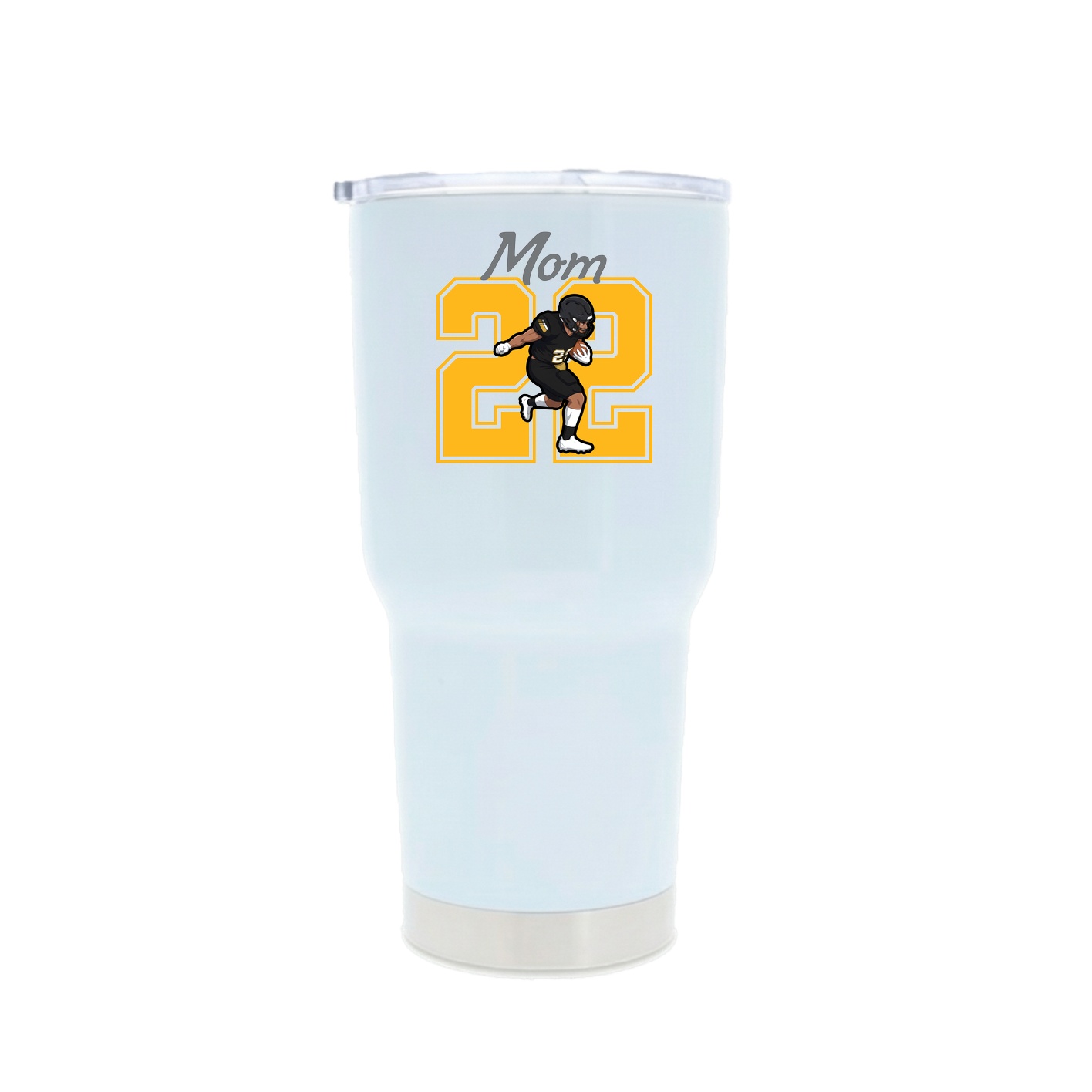 30oz Stainless Steel Tumbler — Mothers Day Shirsey in White