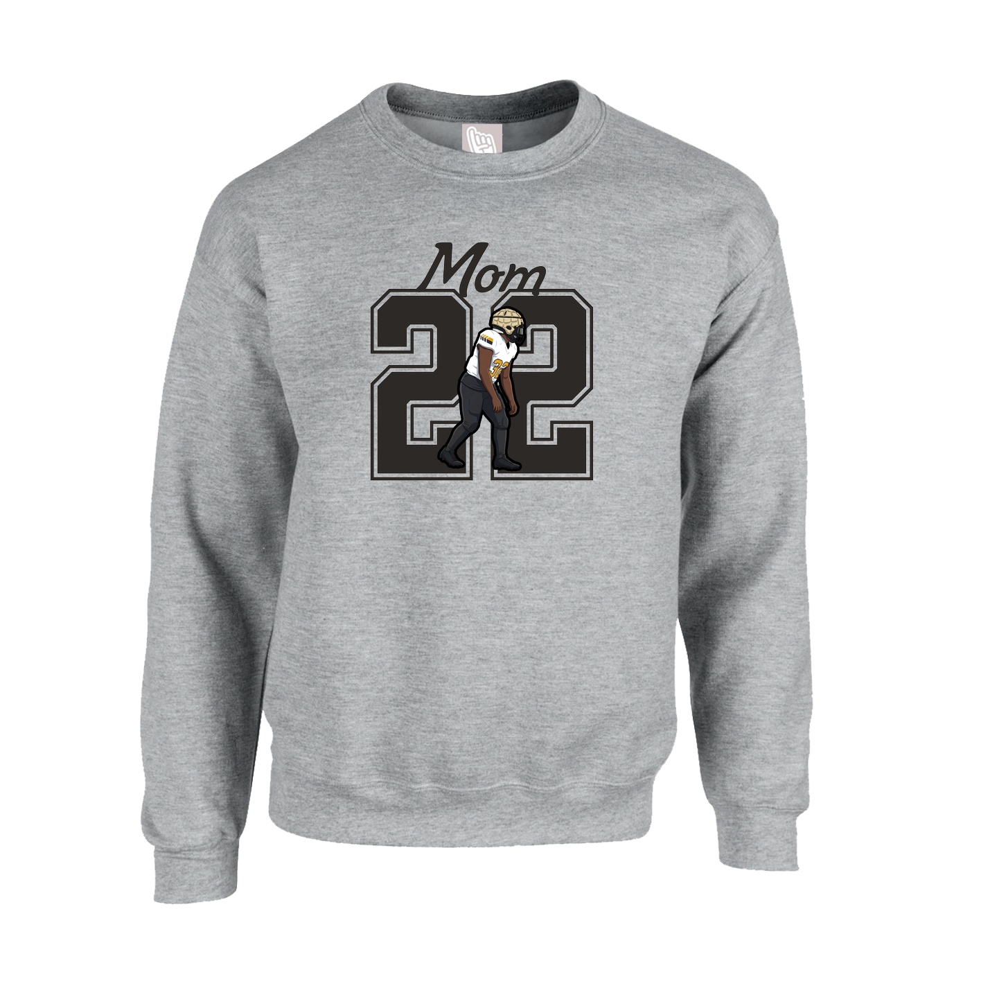 Fleece Crew — Mothers Day Shirsey in Grey