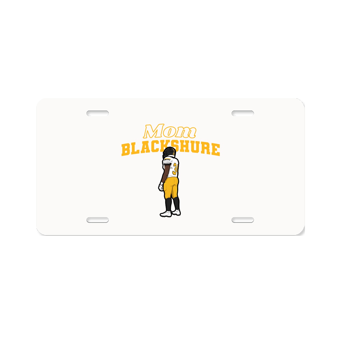 License Plate — Mothers Day Block in Classic
