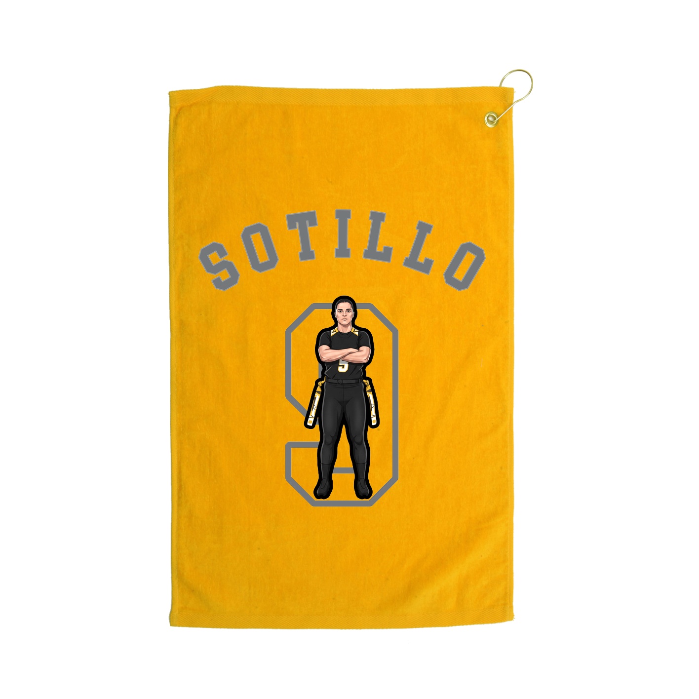 Golf Towel — Shirsey Arch in Gold