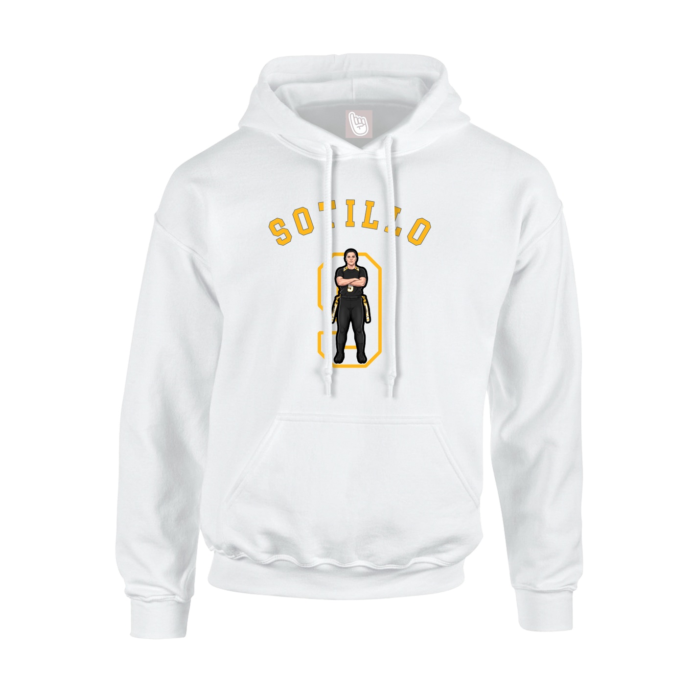 Hoodie — Shirsey Arch in White