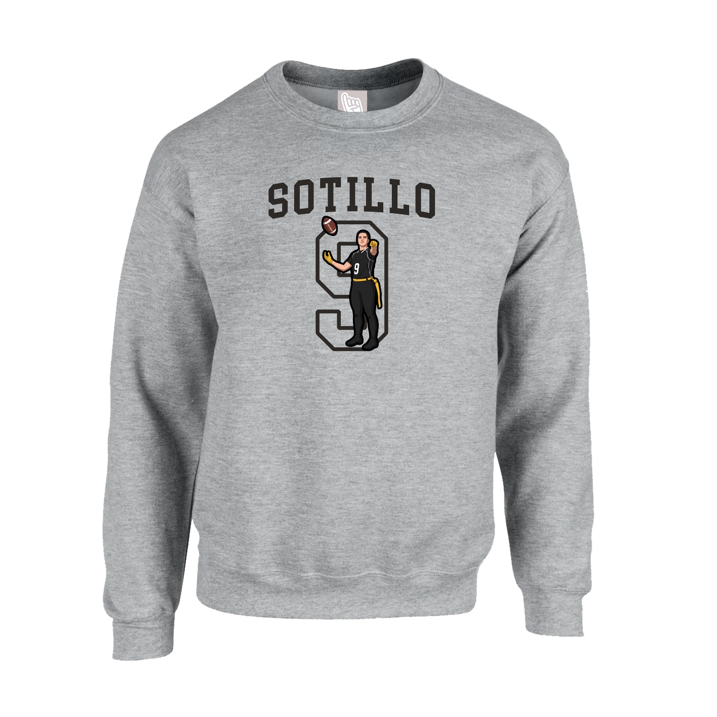 Fleece Crew — Shirsey in Grey