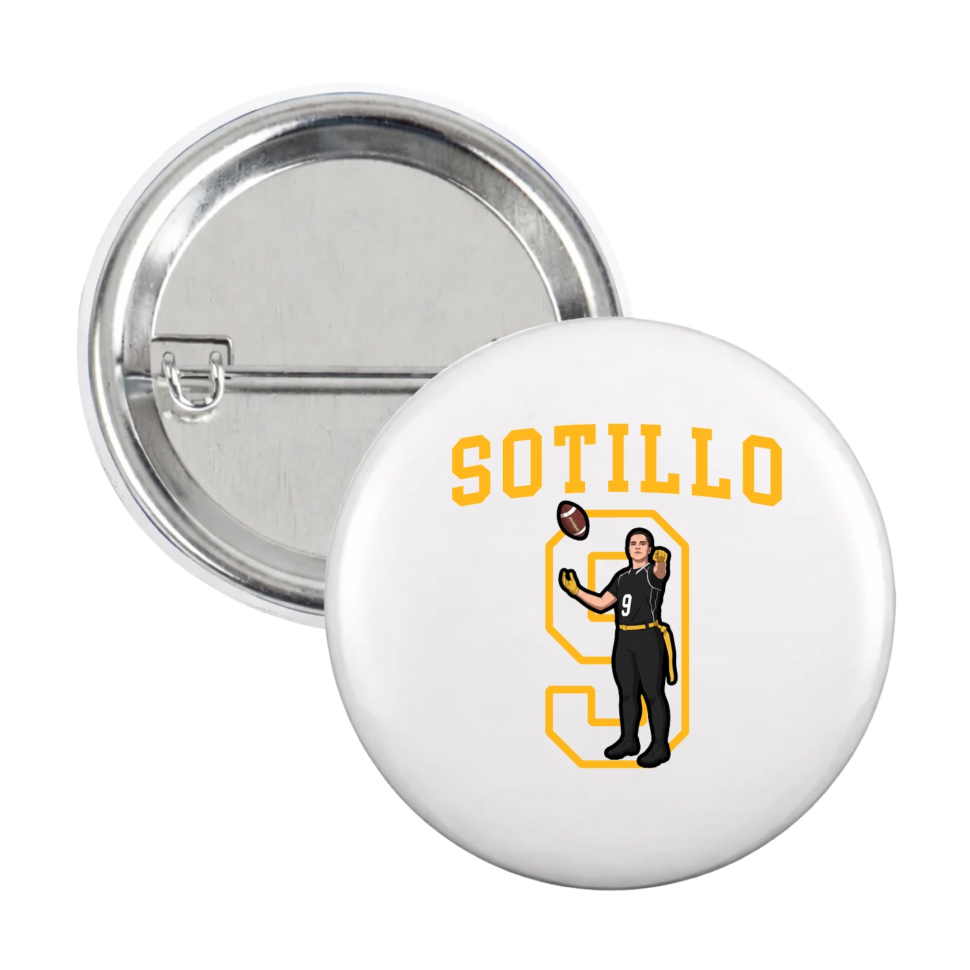 Game Day Button — Shirsey in White