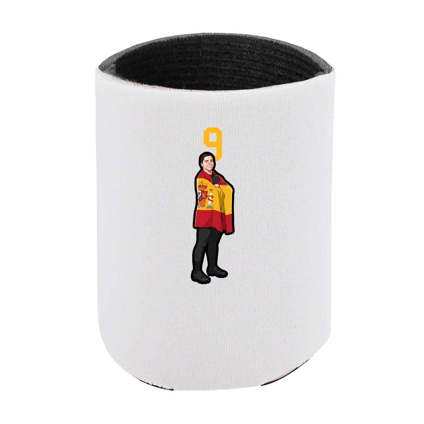 Can Holder — Number Top in White