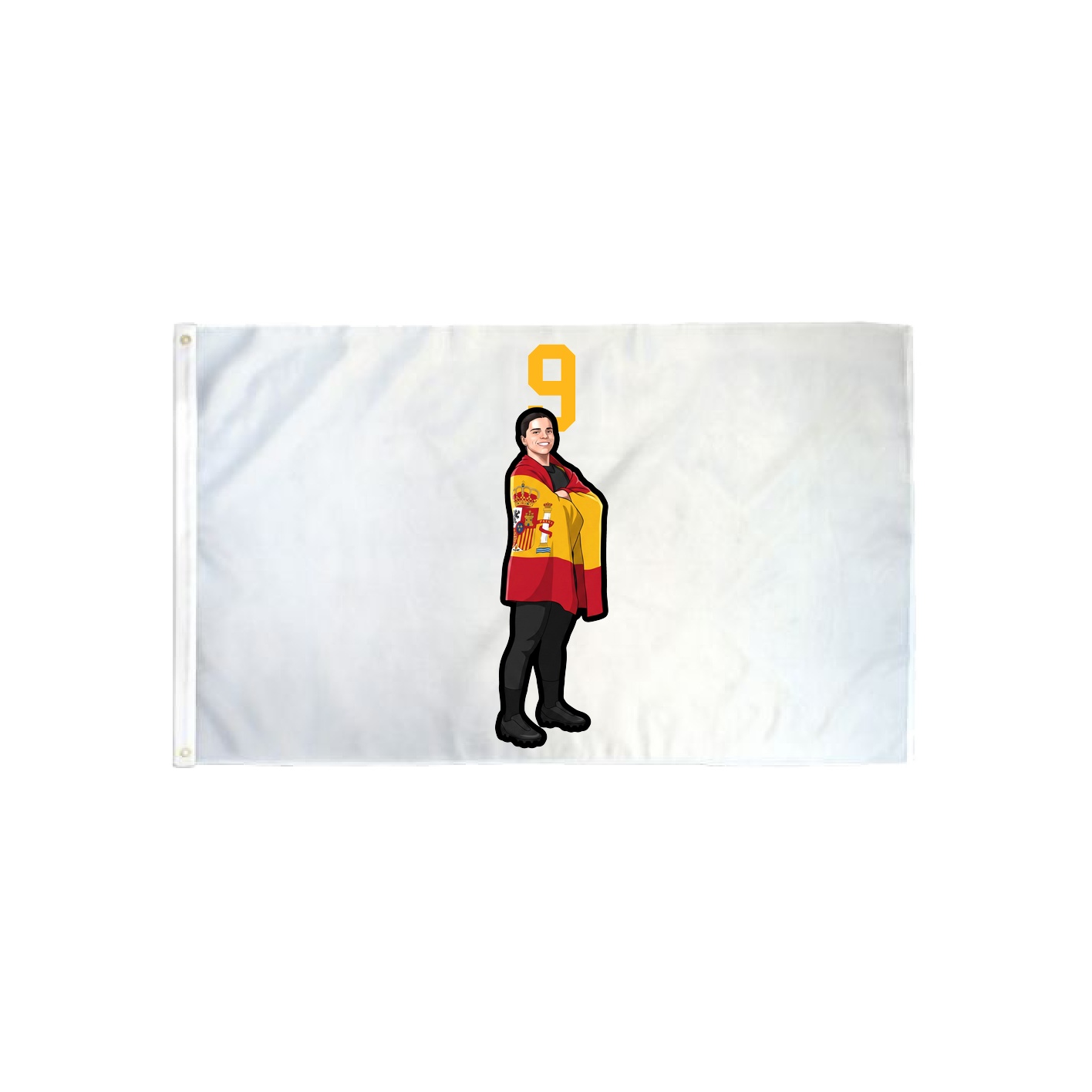 3x5 Flag — Number Top in Classic