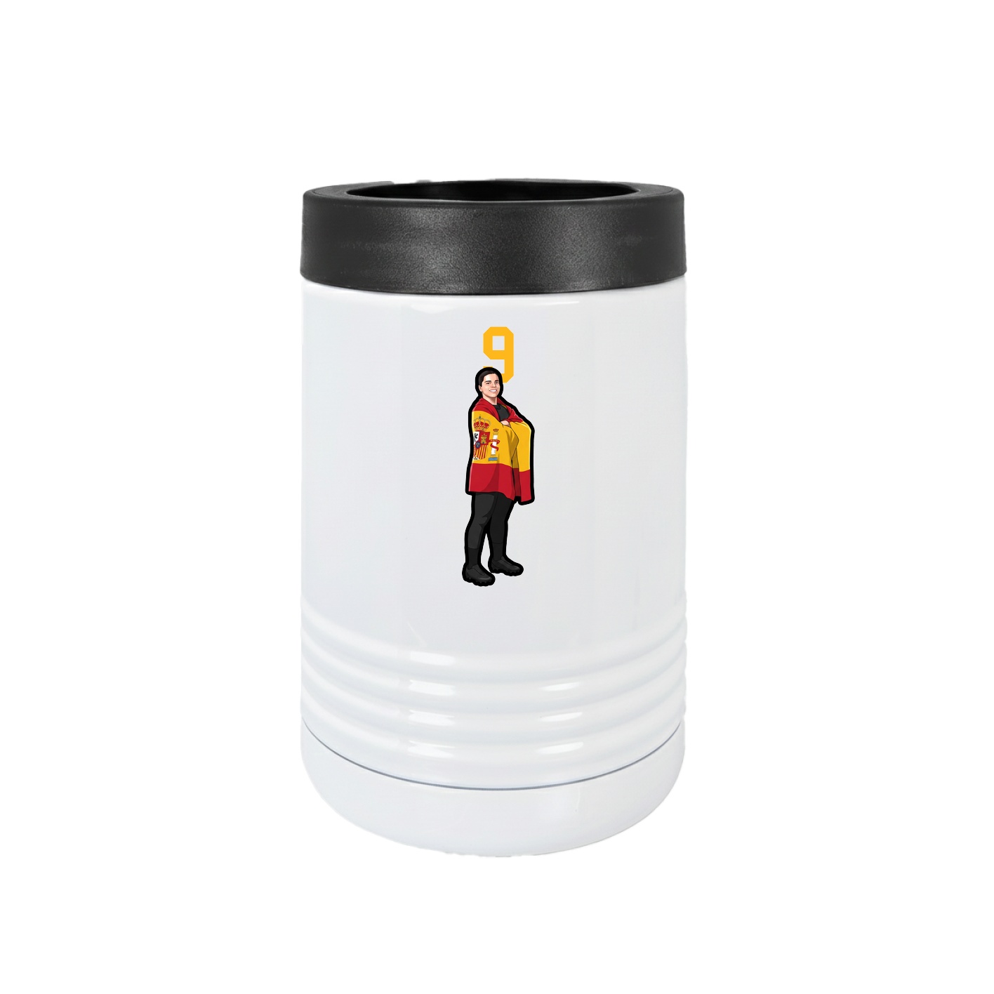 Beverage Holder — Number Top in White