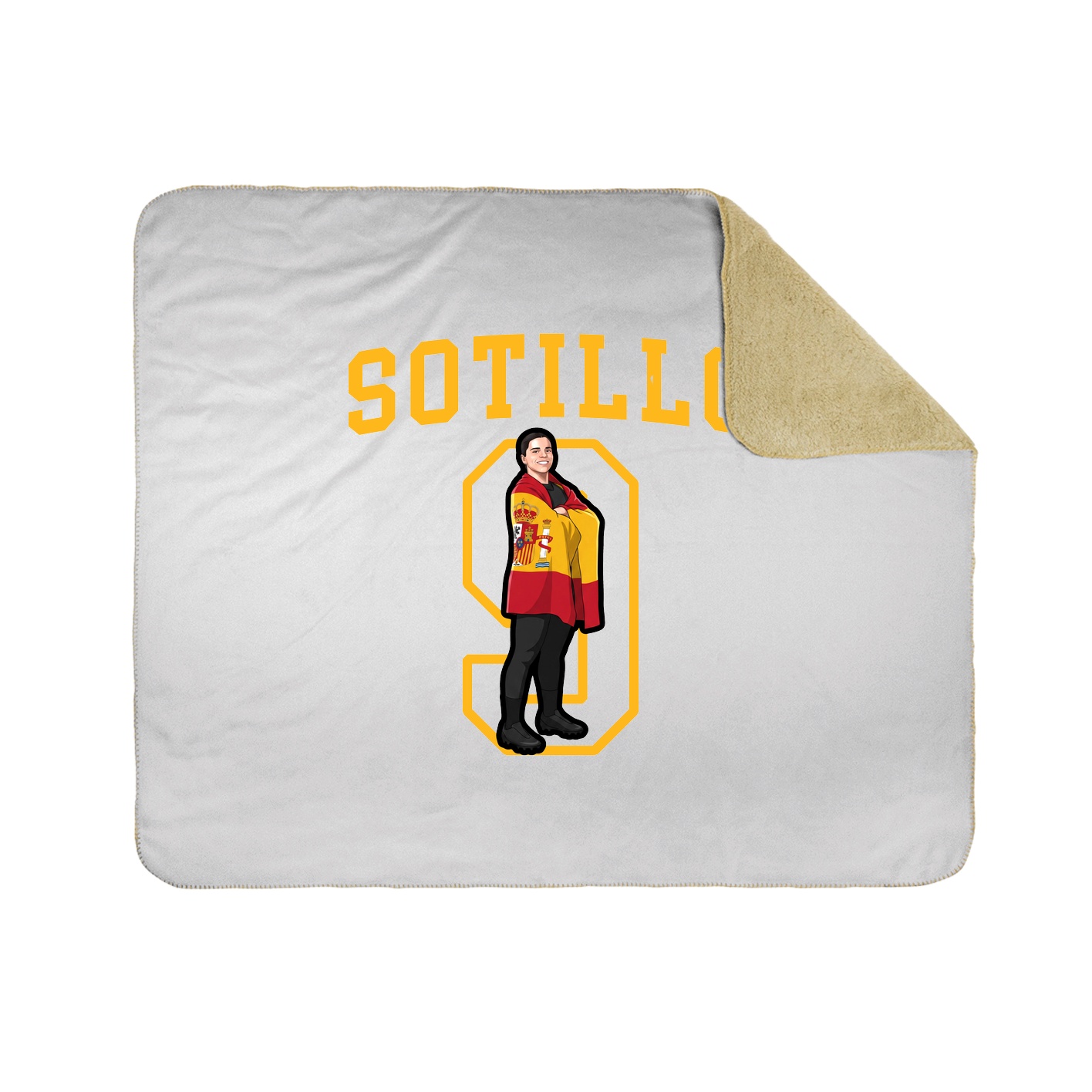 Throw Blanket — Shirsey in White