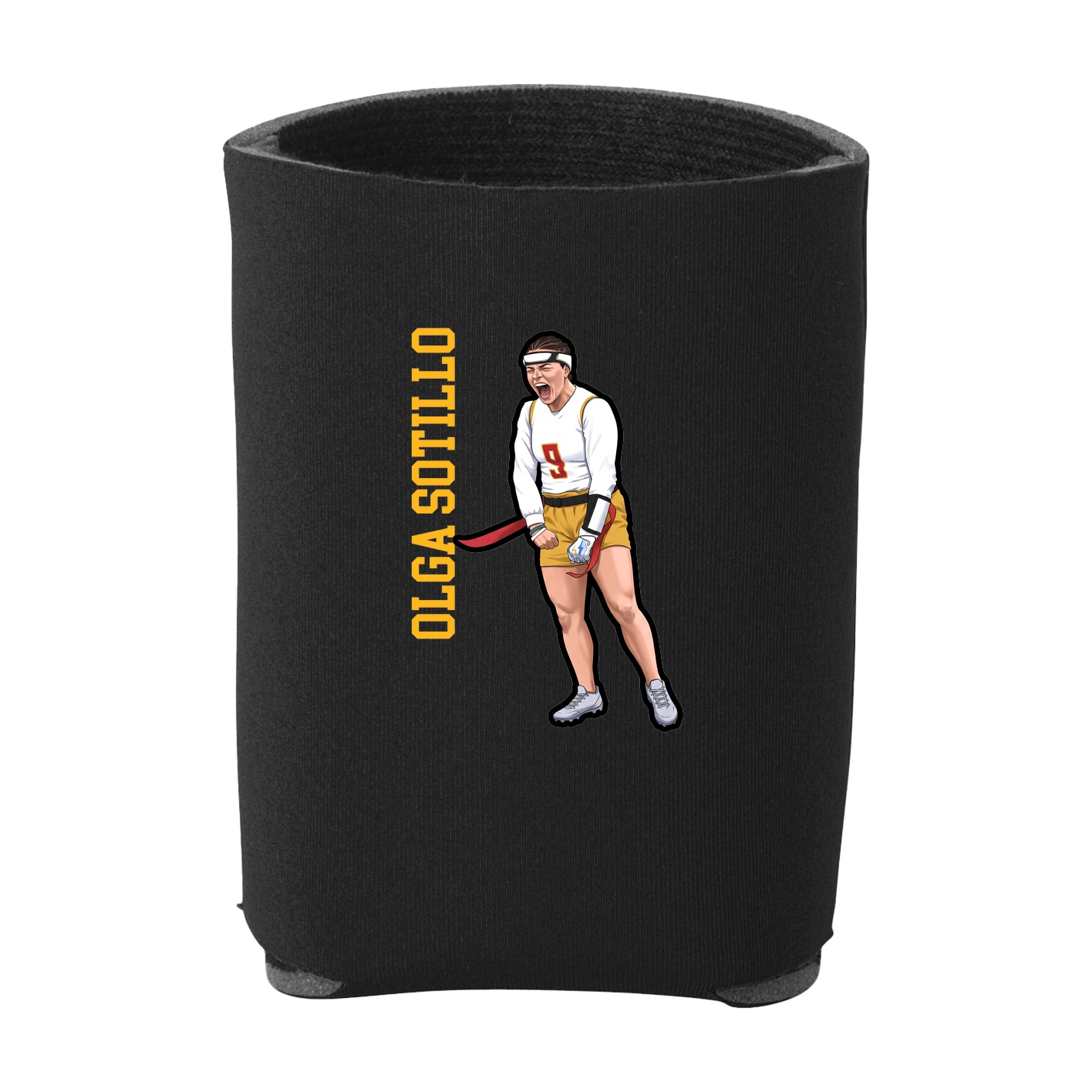 Can Holder — Name Vertical in Black
