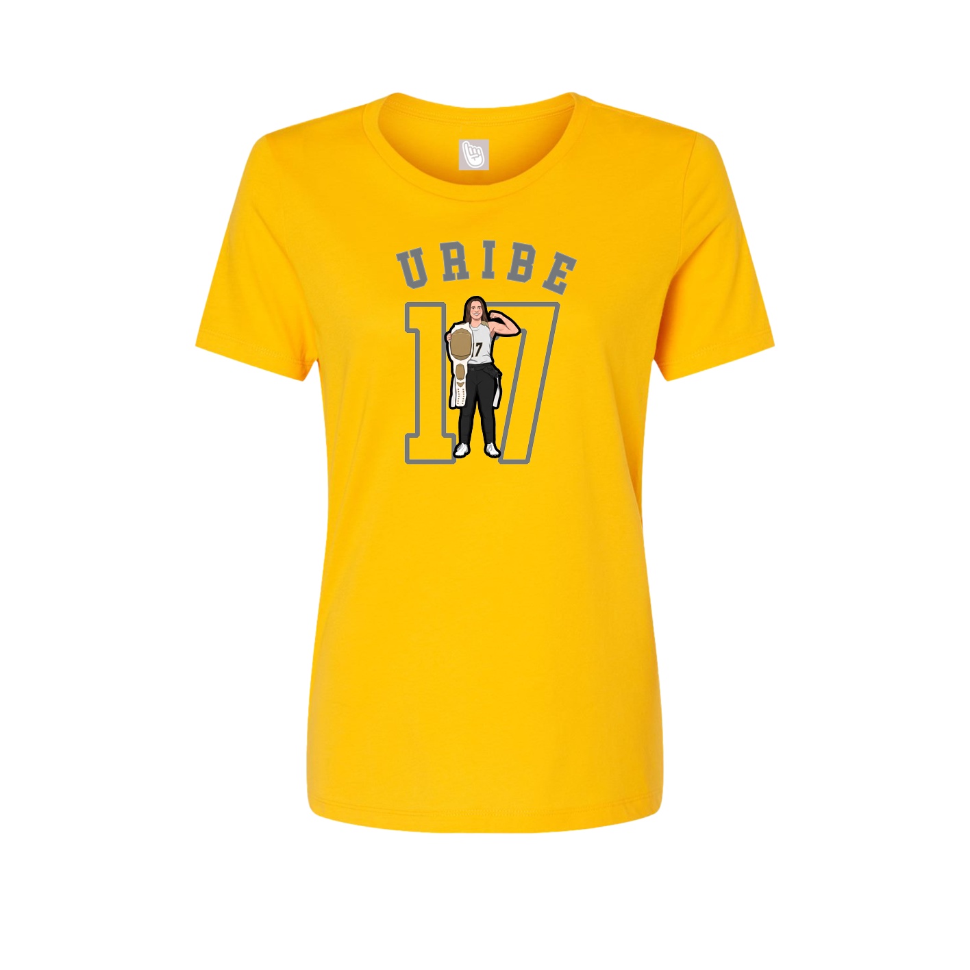 Womens Tee — Shirsey Arch in Gold