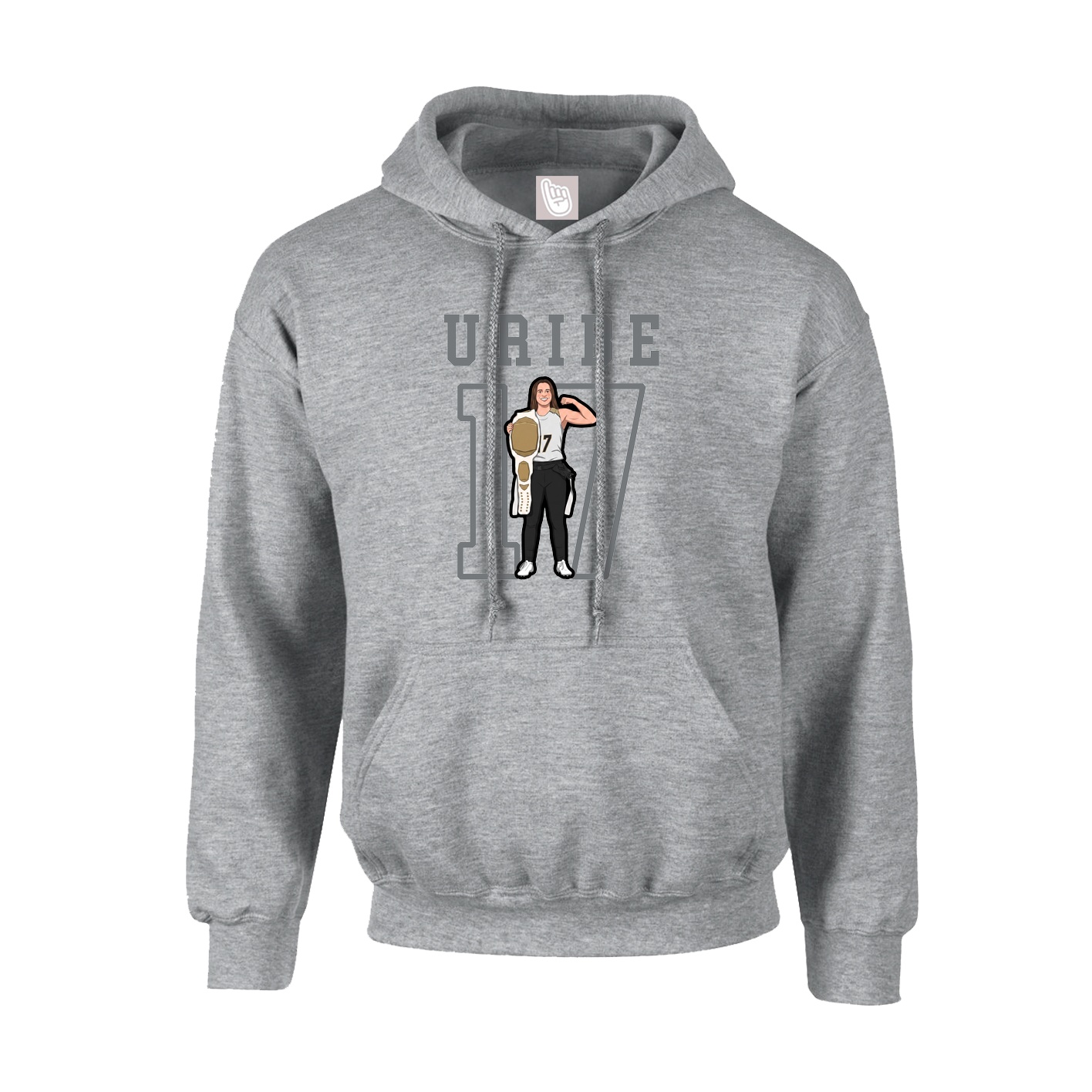 Hoodie — Shirsey in Grey