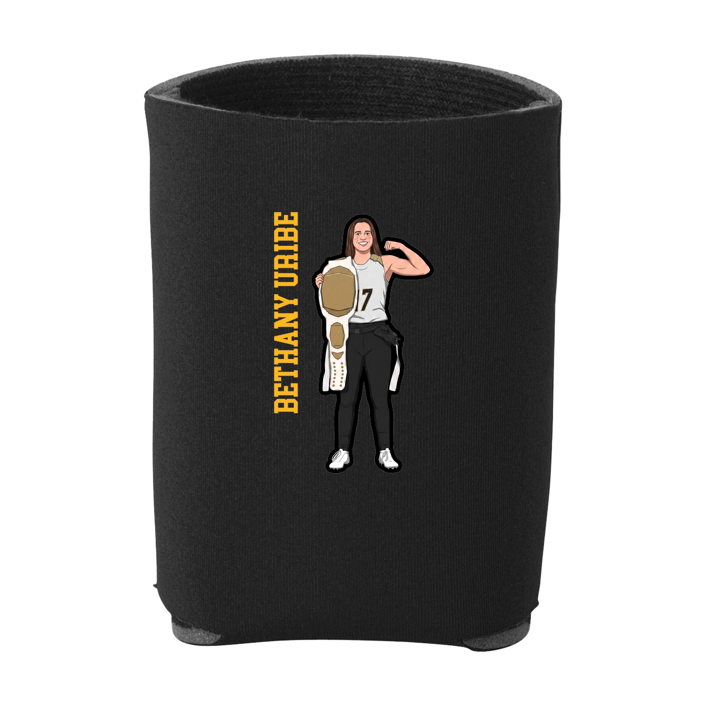 Can Holder — Name Vertical in Black