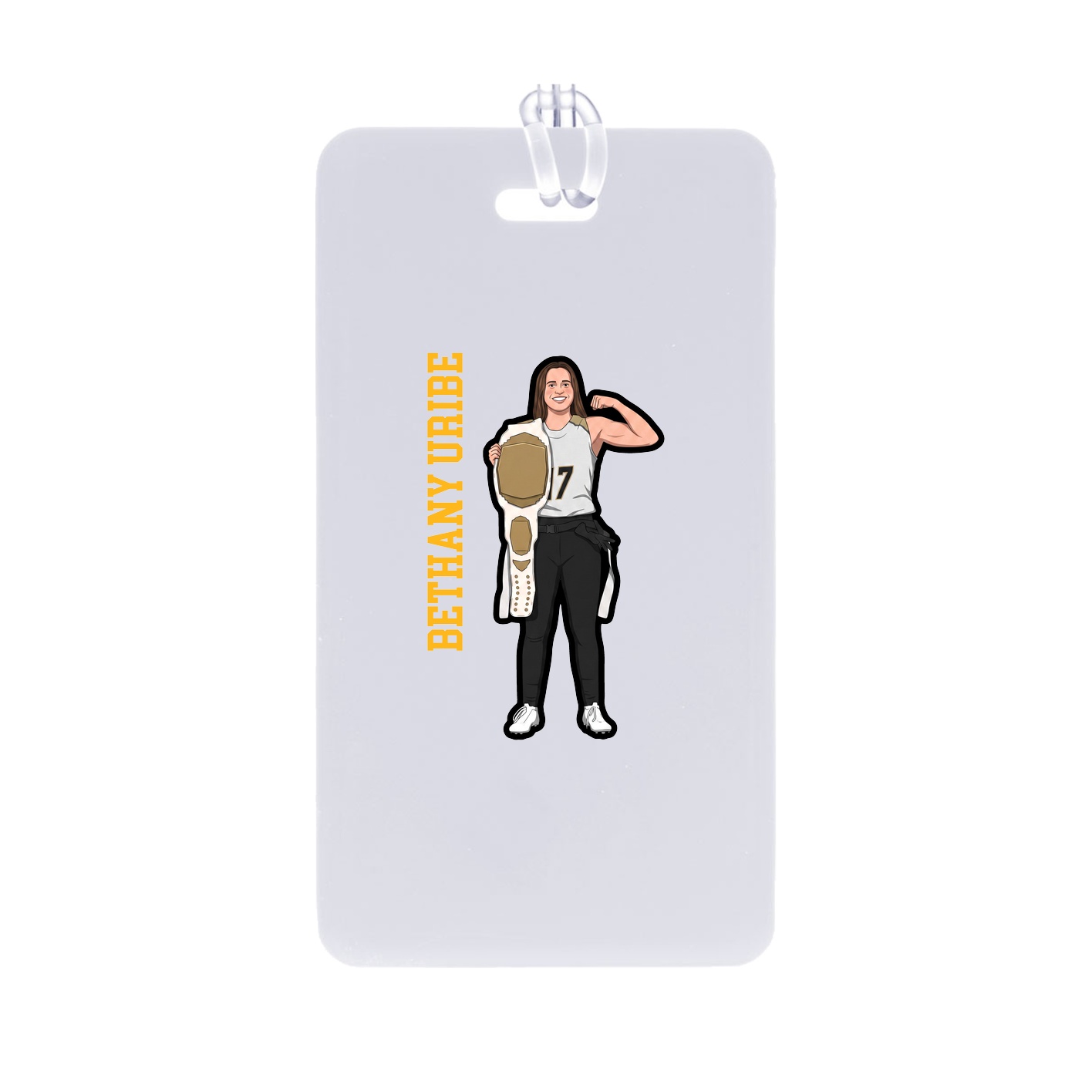 Bag Tag — Name Vertical in Classic