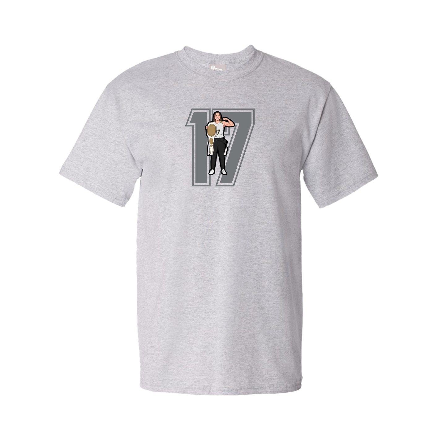 Youth Tee — Number in Grey