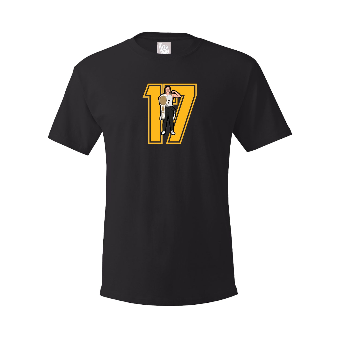 Youth Tee — Number in Black