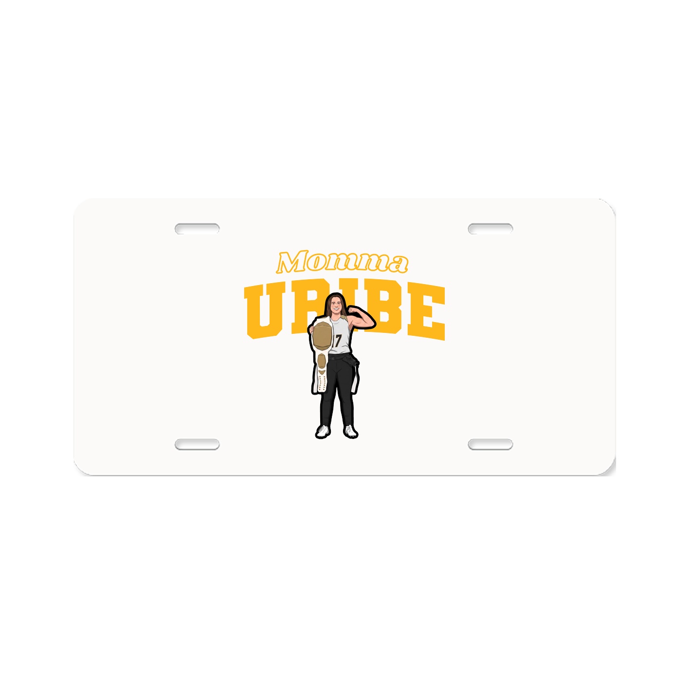 License Plate — Mothers Day Block in Classic