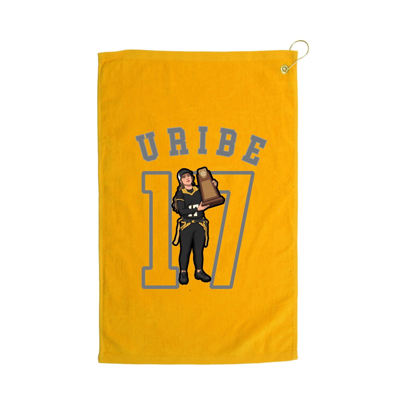 Golf Towel — Shirsey Arch in Gold