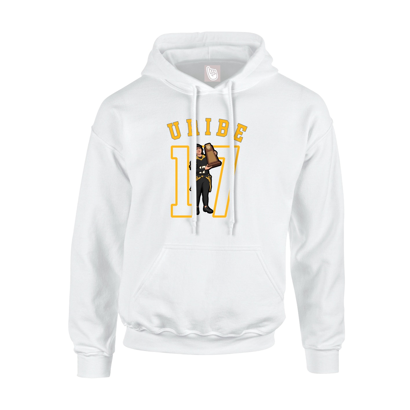 Hoodie — Shirsey Arch in White
